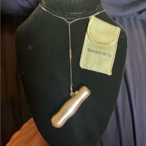 Antique 1900’s TIFFANY Lariat Necklace With Needle Holder Pendant